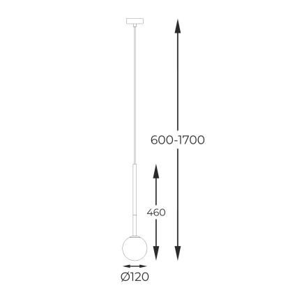 Zuma Line - Lühter 1xG9/4W/230V kuldne