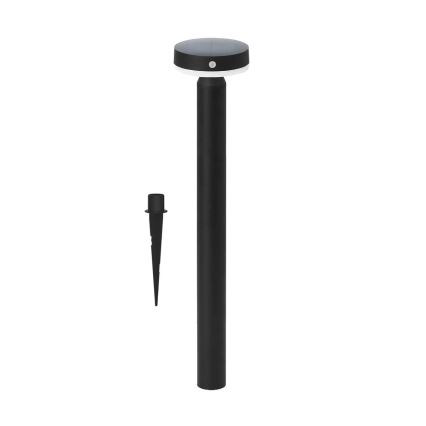 Zuma Line - LED Päikesepaneeliga valgusti koos liikumis- ja hämardusanduriga LED/4,5W/2000 mAh IP44 must