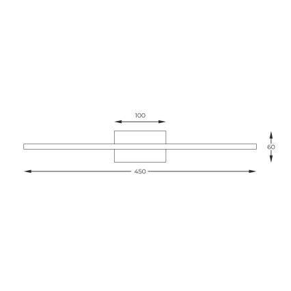 Zuma Line - LED Pildivalgusti LED/10W/230V 45 cm kuldne