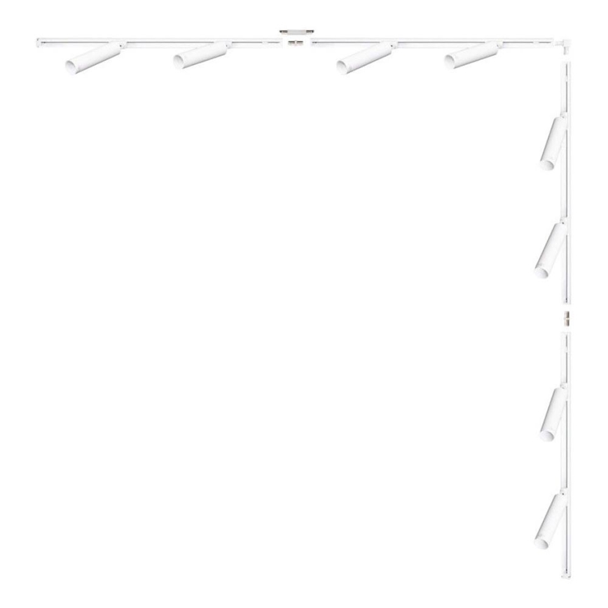 Zuma Line - Rööpasüsteemi suunatav valgusti 8xGU10/35W/230V valge