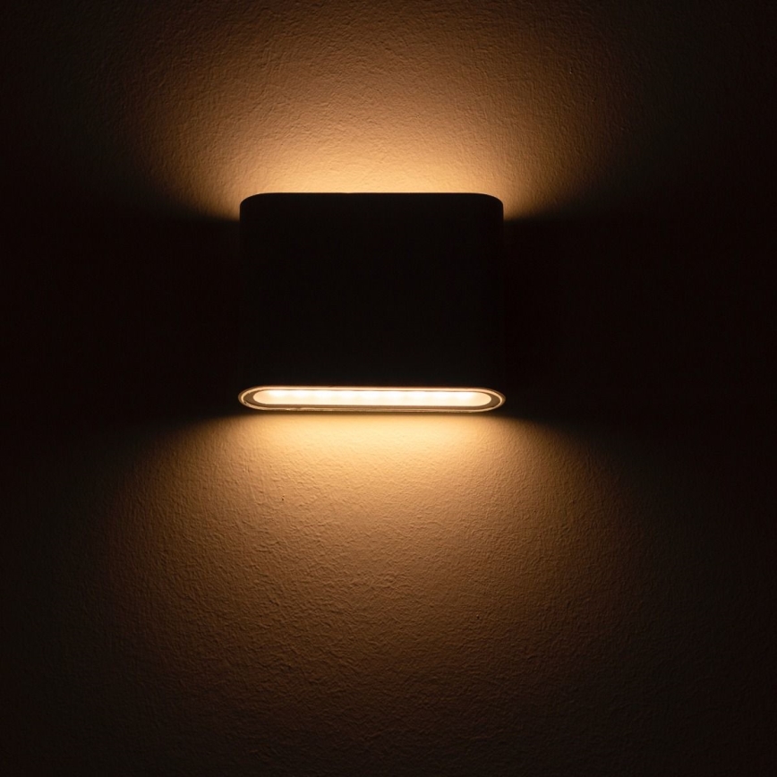 Zuma Line - LED Väli seinavalgusti LED/12W/230V IP65 must