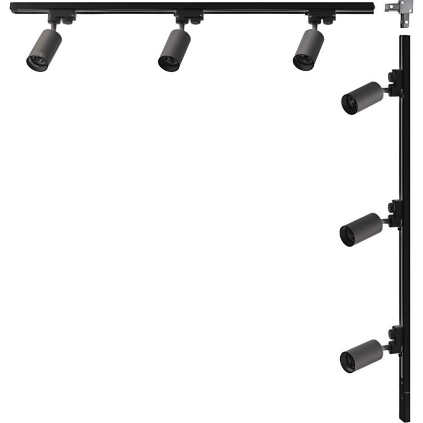 Zuma Line - Spotvalgusti liist süsteemis 6xGU10/35W/230V must