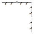 Zuma Line - Suunatav valgusti liistvalgustussüsteemis 8xGU10/35W/230V must/kuldne
