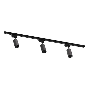 Zuma Line - TUBE süsteemi liistu valguspunt 3xGU10/35W/230V must