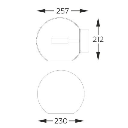Zuma Line - LED Seinavalgusti LED/5W/230V läikiv kroom