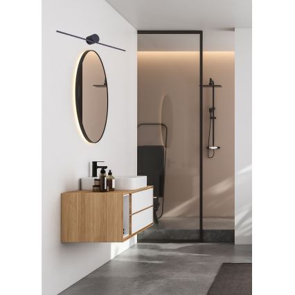 Zuma Line - LED Peeglivalgustus vannituppa LED/6W/230V 40 cm IP44 must