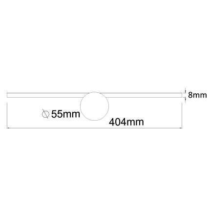 Zuma Line - LED Peeglivalgustus vannituppa LED/6W/230V 40 cm IP44 läikiv kroom