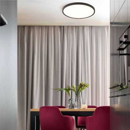 Zuma Line - LED-laelamp LED/48W/230V 3000/4000/6000K Ø 60 cm, must