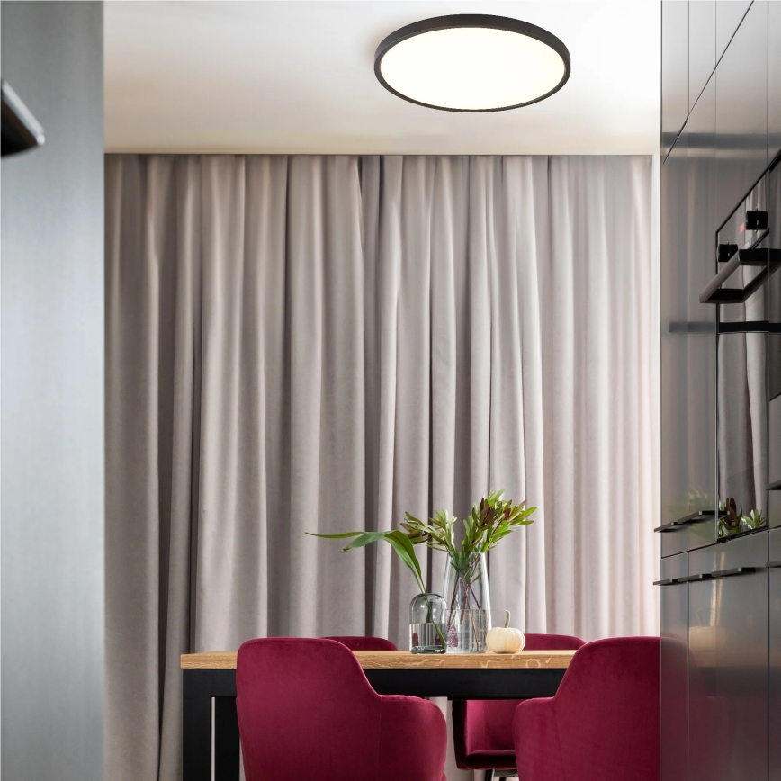 Zuma Line - LED-laelamp LED/48W/230V 3000/4000/6000K Ø 60 cm, must